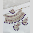 Lucentarts Jewellery Austrian Stone Pearl And Beads Necklace Set