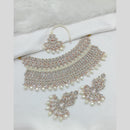 Lucentarts Jewellery Austrian Stone Pearl And Beads Necklace Set