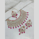 Lucentarts Jewellery Austrian Stone Pearl And Beads Necklace Set