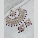 Lucentarts Jewellery Austrian Stone Pearl And Beads Necklace Set