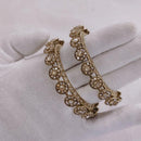 Lucentarts Jewellery Gold Plated Austrian Stone Bangles Set