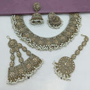 Lucentarts Jewellery Austrian Stone Pearl And Beads Necklace Set