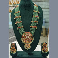 Lucentarts Jewellery Pota Stone And Beads Long Necklace Set