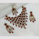 Lucentarts Jewellery Handcrafted Elegant Pota Stone Choker Necklace Set