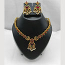 Lucentarts Jewellery Elegant Ensemble Pota And Pearl Necklace Set