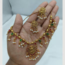 Lucentarts Jewellery Heritage Pota And Pearl Temple Necklace Set