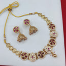 Lucentarts Jewellery Classic Charm Pota Austrian Stone And Pearl Necklace Set