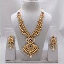 Lucentarts Jewellery Elegant Charm Pota And Pearl Necklace Set