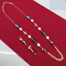 Lucentarts Jewellery Stylish Multi-Color Glass Beads Party Wear Necklace Set