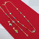 Lucentarts Jewellery Stylish Multi-Color Glass Beads Party Wear Combo Set