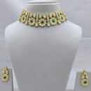 Lucentarts Jewellery Glam Finish Crystal And Austrian Stone Necklace Set