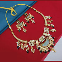 Lucentarts Jewellery Classic Pota And Beads Pearl Necklace Set