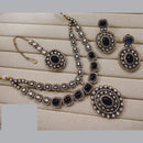 Lucentarts Jewellery Festive Pota And Austrian Beads Pearl Necklace Set