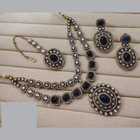 Lucentarts Jewellery Festive Pota And Austrian Beads Pearl Necklace Set