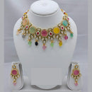 Lucentarts Jewellery Stunning Pota Stone And Crystal Beads Necklace Set