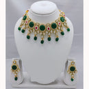 Lucentarts Jewellery Stunning Pota Stone And Crystal Beads Necklace Set