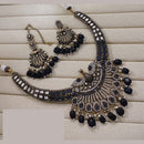 Lucentarts Jewellery Festive Pota And Austrian Beads Pearl Necklace Set