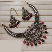 Lucentarts Jewellery Festive Pota And Austrian Beads Pearl Necklace Set