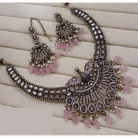 Lucentarts Jewellery Festive Pota And Austrian Beads Pearl Necklace Set