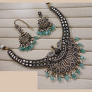 Lucentarts Jewellery Festive Pota And Austrian Beads Pearl Necklace Set