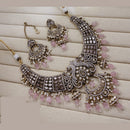 Lucentarts Jewellery Festive Pota And Austrian Beads Pearl Necklace Set