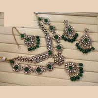 Lucentarts Jewellery Festive Pota And Austrian Beads Pearl Necklace Set