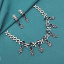 Lucentarts Jewellery Designer American Diamond Necklace Set