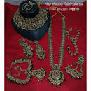 Lucentarts Jewellery Sparkling Austrian And Beads Bridal Set
