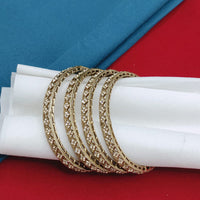 Lucentarts Jewellery Elegant Austrian Stone Statement Bangles Set
