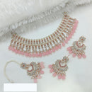 Lucentarts Jewellery Premium Fashion Necklace Beads And Austrain Stone Jewelery Set