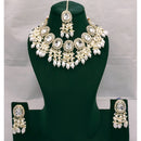 Lucentarts Jewellery Kundan Stone And Pearl Designer Necklace Set