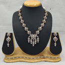 Lucentarts Jewellery Timeless Austrian Stone And American Diamond Necklace Set