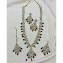 Lucentarts Jewellery Luxury Designer Austrian Stone And Beads Necklace Set