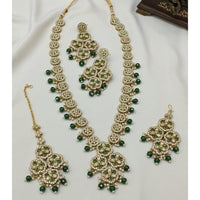 Lucentarts Jewellery Luxury Designer Pota Stone And Beads Necklace Set