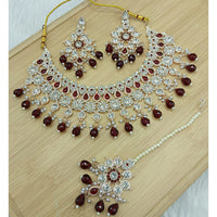 Lucentarts Jewellery Heritage Style Pota Austrian Stone Beaded Choker Necklace Set
