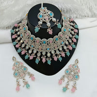 Lucentarts Jewellery Heritage Style Pota Austrian Stone Beaded Choker Necklace Set