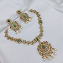 Lucentarts Jewellery Elegant Pota Stone And Austrian Necklace Set