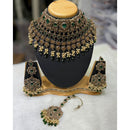 Lucentarts Jewellery Graceful Austrian Stone And Pearl Choker Necklace Set