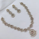 Lucentarts Jewellery Elegant Pota Stone And Austrian Necklace Set