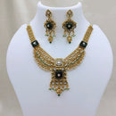 Lucentarts  Jewellery  Royal Pota Stone Pearl Designer Necklace Set