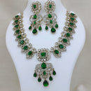 Lucentarts Jewellery Elegant Pota Stone And Austrian Necklace Set