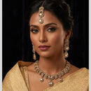 Lucentarts Jewellery Sparkle Crystal And Austrian Stone Designer Necklace Set