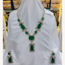 Lucentarts Jewellery Elegant Pota Stone Necklace Set