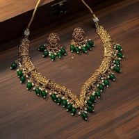 Lucentarts Jewellery Elegant Pearl And Beads Necklace Set