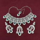 Lucentarts Jewellery Designer Pota Stone Choker Necklace Set