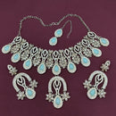 Lucentarts Jewellery Designer Pota Stone Choker Necklace Set