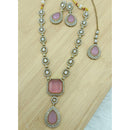 Lucentarts Jewellery Designer Crystal Stone Necklace Set