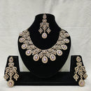 Lucentarts Jewellery Royal Look American Diamond Necklace Set
