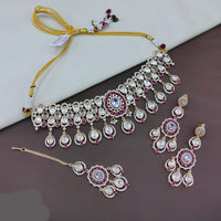 Lucentarts Jewellery Designer Polki Kundan Stone Choker Necklace Set
