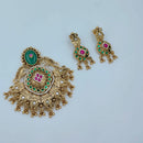 Lucentarts Jewellery Royal Pota Stone And Pearl Pendant Set